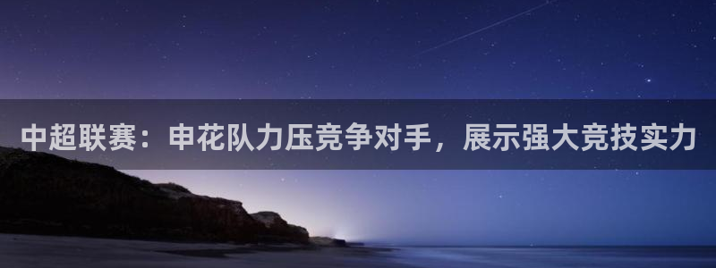 中超联赛：申花队力压竞争对手，展示强大竞技实力